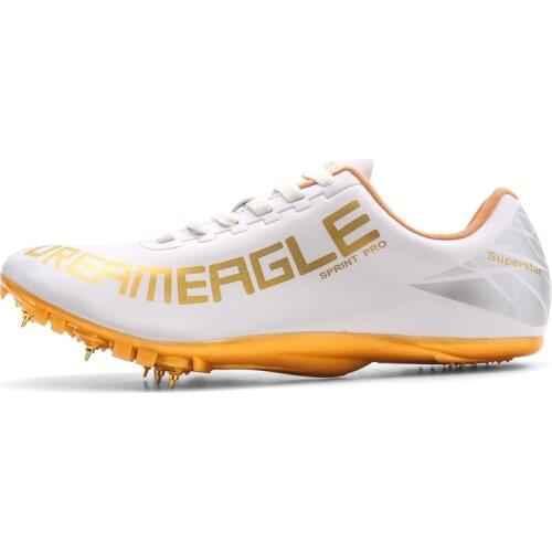 Track and Field Shoes Newest Fashion Men High Quality Running Spikes Teenagers Leather Training Sports Sneakers Cushioning Gym