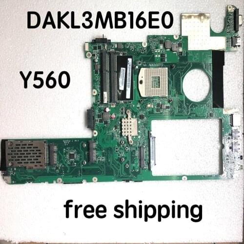 For Lenovo Y560 laptop Motherboard DAKL3MB16E0 Mainboard 100%tested fully work