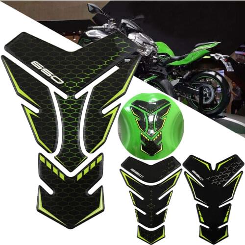 Motorcycle Stickers For Kawasaki Ninja 650 NINJA650 LOGO Tank Pad Protector Fairing Gas Fuel Tank Pad Sticker