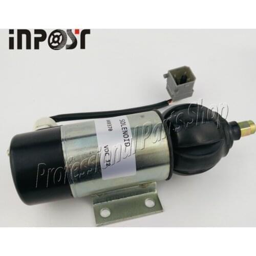 New 12V 849370 Fuel Shutdown Solenoid 859079 872826 For Perkins 2006, 3008, 3012 Series