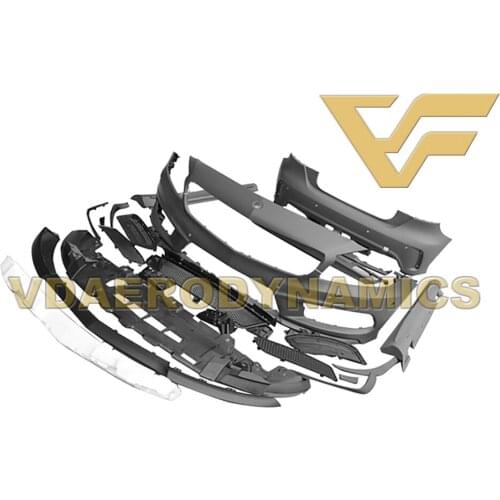 Suitable For 2012-2015 Benz W176 A160 A180 A200 A220 A250 VAD A45 ED1 Full Body Kit Front Rear Bumper Side Skirts Canards