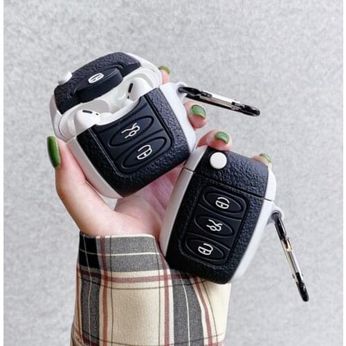 Cute car key Case Earphone Case for Apple AirPods1 / 2 Pro3 Earbuds Silicone Cover Wireless Bluetooth Headphone Headset Box