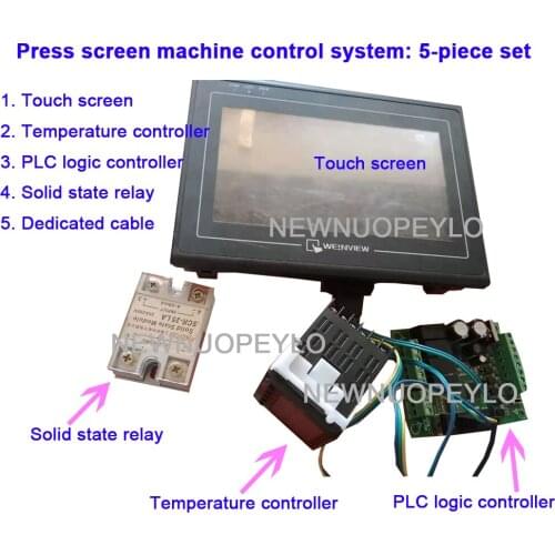 ACF Repair LCD screen equipment pulse pressing machine control system touch screen temperature controller PLC logic controller