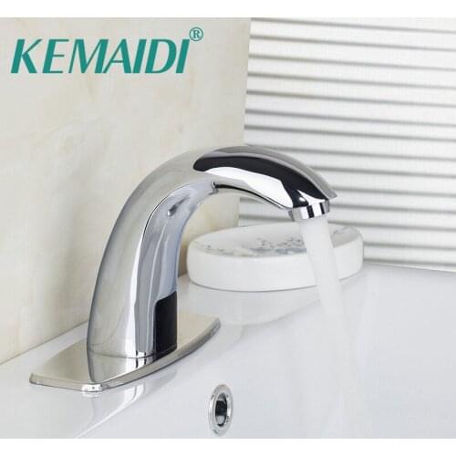 KEMAIDI Modern Luxury Automatic Sense Faucet for Kitchen bathroom basin water saving electric sensor Water Tap mixer