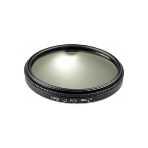 ETone Ultra Slim 55mm CPL Filter For Nikon AF-S DX 18-55mm f/3.5-5.6G VR Lens