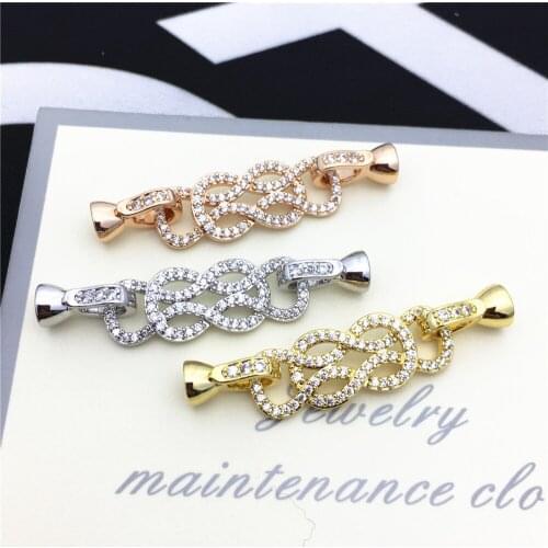 Pearl necklace bracelet clasp, 18 k gold plated clasp connector, maintenance of DIY accessories material.YLPJ