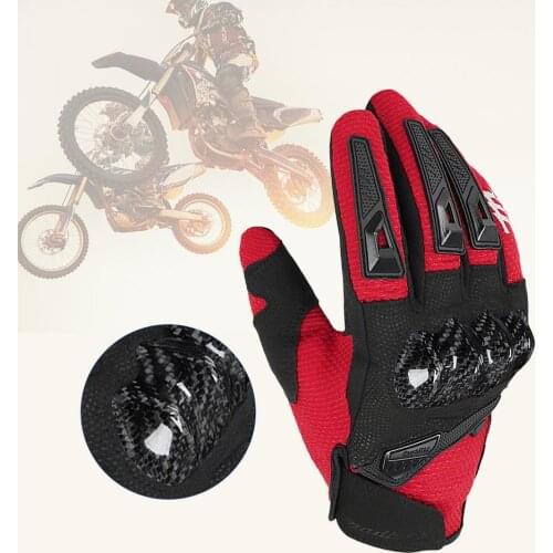 1 Pair Fashion New Full Finger Motorcycle Gloves Ergonomic Motocross Motobike Protective Gears For Outdoor Riding Accessories