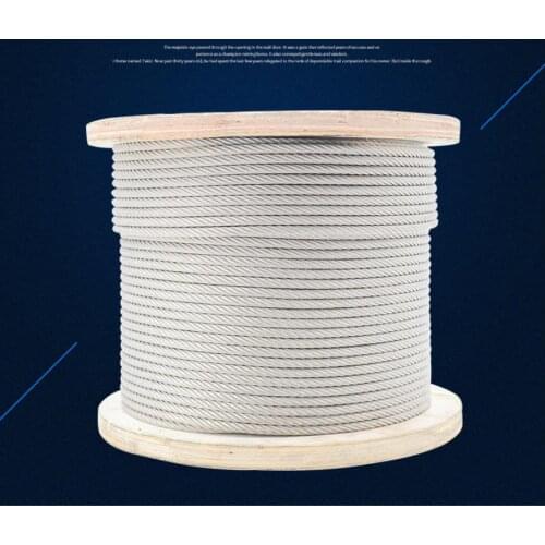 10 Meters 2mm 3mm 4mm 5mm 6mm 8mm Diameter Steel Bare Wire Rope lifting Cable 304 Stainless Steel Clothesline