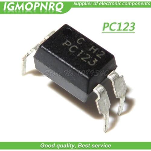 10pcs/Lot PC123 DIP-4 Photoelectric Coupling Wholesale Electronic In Stock
