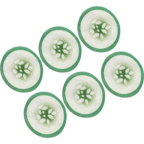 100Pcs/Pack Disposable Non-Woven Printed Green Cucumber parches Care Patches Pattern Pads Eye Mask Eyes Skin Eye Beauty Pap D8R1