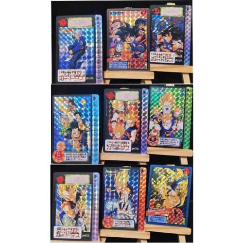 18pcs/set Dragon Ball Z GT Movie Events Super Saiyan Heroes Battle Card Ultra Instinct Goku Vegeta Game Collection Cards