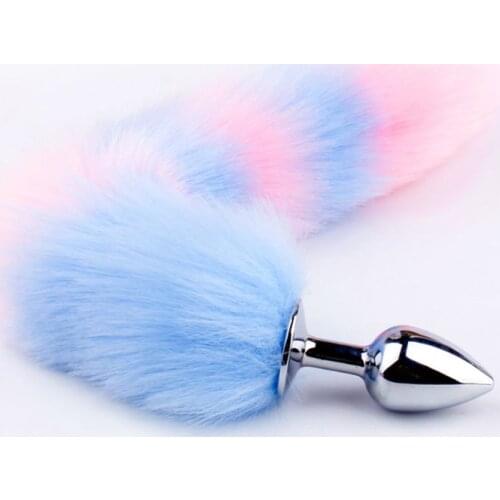 Butt Insert Plug Stopper Tail Sexual Adult Sex Toy Game Cosplay Exercise Training