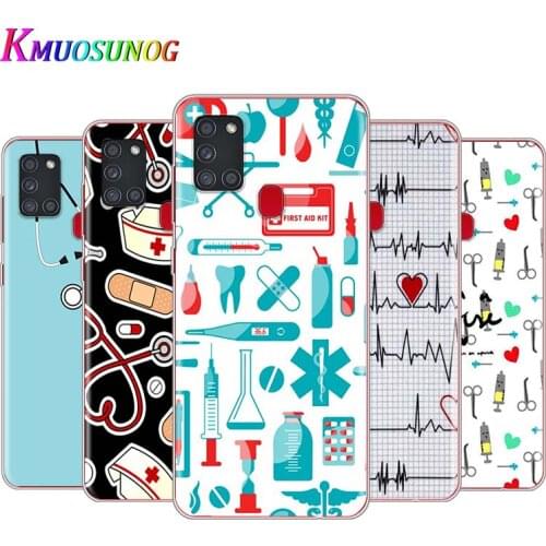 Nurse Medical Medicine Health for Samsung Note 20 S20 FE Lite Ultra Plus A91 A71 A51 A41 A31 A21 A21S A11 A12 A42 A01 Phone Case