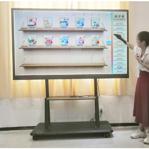 Digital teaching board china 65 inch finger touch screen interactive whiteboard E board