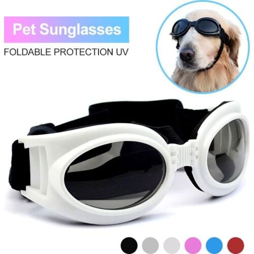Ellipse Pet Sunglasses Foldable Fashion Protection UV Dogs Goggles For Dogs Protection Eye Pet Accessories Pet EyeWear 6 Colors