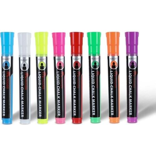 Hot Selling Non Toxic Low Odor Multicolor Markers Pen Set Whiteboard Marker Pens Ink School Classroom Blackboard Available 8PCS