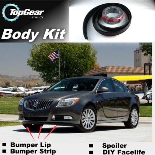 Bumper Lip Lips For Buick Regal GS 2009~2017 / Top Gear Shop Spoiler For Car Tuning / TOPGEAR Recommend Body Kit + Strip