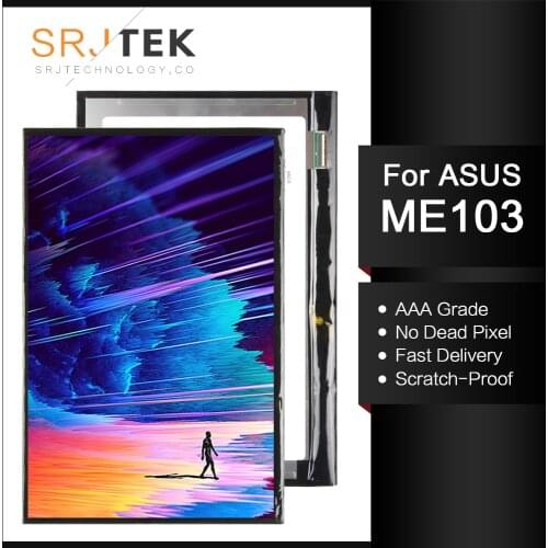 For ASUS Transformer Pad TF103 ME103 K010 ME103C ME103K ME102 K018 K00F TF103CG B101EAN01.6 LCD Screen Matrix Display