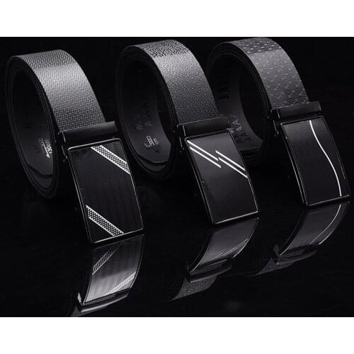 2021 Famous Brand Belt Men Top Quality Genuine Luxury Leather Belts for Men Strap Male Metal Automatic Buckle men belts