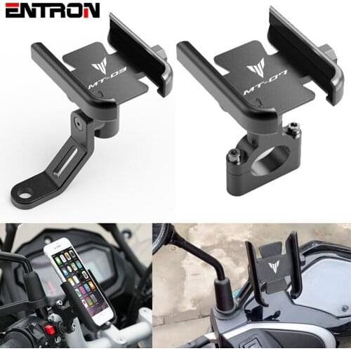 Newest Motorcycle Accessories Handlebar Mobile Phone GPS Stand Bracket For YAMAHA MT03 MT07 MT09 MT10 MT25 MT 03 07 09 10 25 125