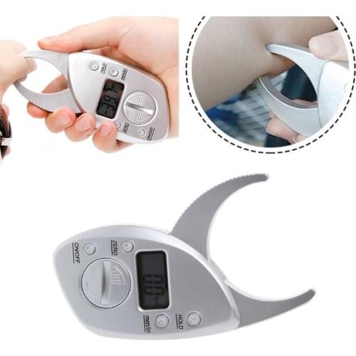 Body Fat Caliper Tester Scales Fitness Monitors Analyzer Digital Skinfold Slimming Measuring Instruments Electronic Fat Measure
