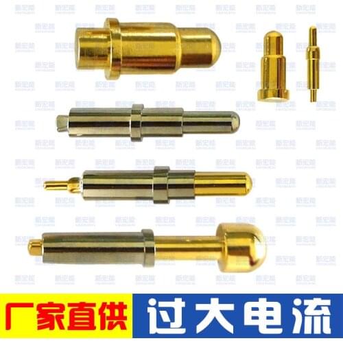 High Current Probe Test Pin Pogopin Pogo Pin Signal Pin Charging Pin PCB Thimble Gold-plated Conductive Pin