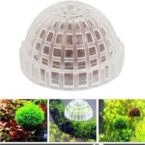 Grass Plant Seaweed Algae Shrimp Model Natural Moss Bio Ball Shrimp House Breeding Mineral Ball Fish Tank Decoration