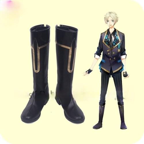 Tsukiuta/Six Gravity RUI MINADUKI Anime Characters Shoe Cosplay Shoes Boots Party Costume Prop