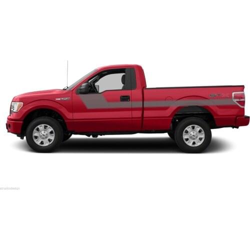 For 2xStripe Ford Pick up Vinyl Decal Car Van Truck Up Reflective Camo Graphic styling