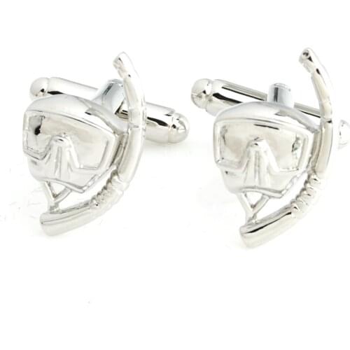 YH-849 Best Selling Novelty Diving Mask Cufflinks,Diving Flipper Cufflinks, Paddles Cufflinks