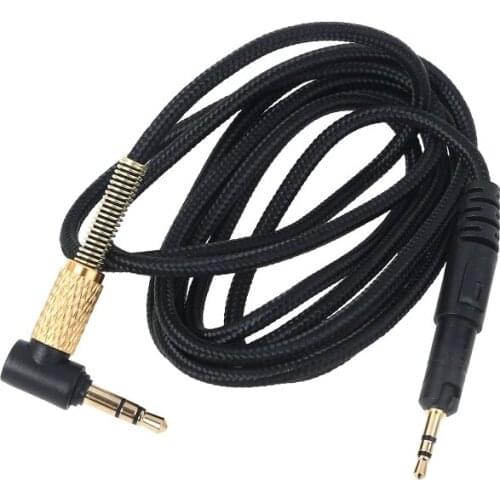 Replacement -Audio Cable For -Sennheiser HD518 HD558 HD598 M40X M50X Headphones Cord Headsets Wire Connecter -Audio Remote Mic