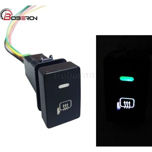 Green LED Rearview Mirror Heating Switch Button For Honda CRV 2017 2018 2019 2020 2021 Car Accessories