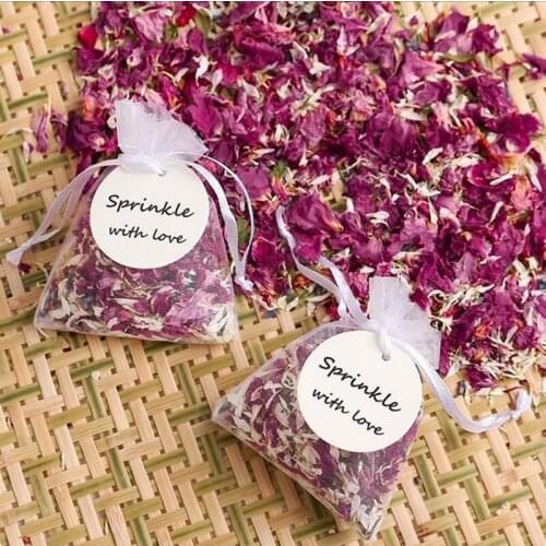 10bag Natural Wedding Confetti Dried Flower Petals Pop Wedding Happy Birthday Party Decoration Biodegradable Rose Petal Confetti