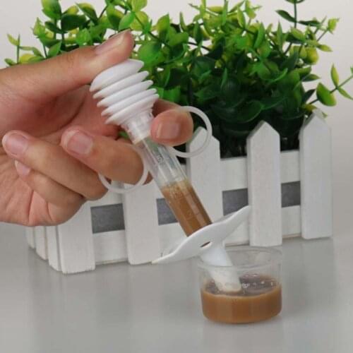 2Set 5ML Baby Medicine Dropper Liquid Food Dropper Baby Squeeze Needle Feeder Feeding Flatware Utensils