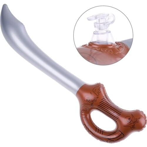 2019 New Inflatable Outdoor Toys Kids Garden Yard Toys Kids Toys Pirate Swords Shape Anime Inflatable Swords Children Gifts