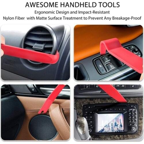 23PCS Car Audio Disassembly Tool Plastic Pry Bar Door Panel Disassembly Pry Panel Interior Clip Rocker