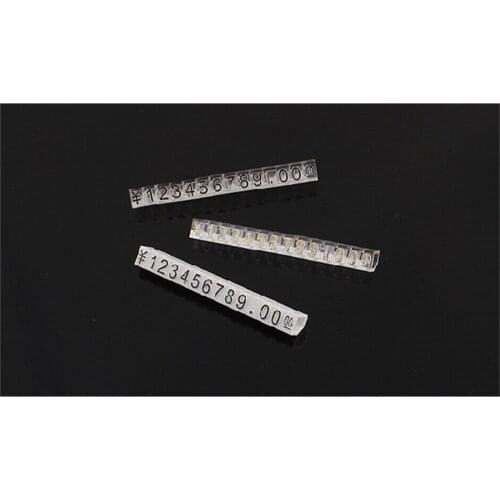 5.6cm Adjustable Price Tags Euro Pound Lira Assembly Blocks Number Digit Cube Phone Watch Jewelries Counter Display Stand Sign
