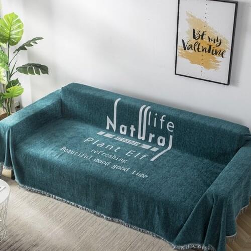 Nordic Sofa Cover Cover Four Seasons Universal Full Cover Sofa Cushion Thick Chenille Sofa Towel Muilti-size 5 Colors Available