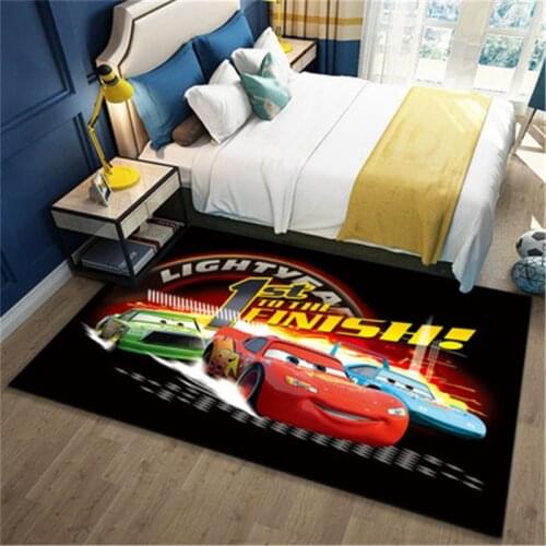 Disney 80x160cm Mcqueen Baby Play Mat Family Living Room Carpets and Floor Mats Door Mats Bedroom Carpets Soft Blankets