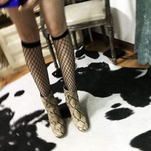 Women Thin Fishnet Stockings Girrls Black Fish Net Pantyhose Elastic Stockings