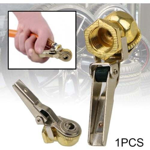 LEEPEE For Tire Changers Tire Repair Tools Tyre Inflator Fitting Kit Universal Clip-On Ball Foot Auto Car Air Chuck Tire