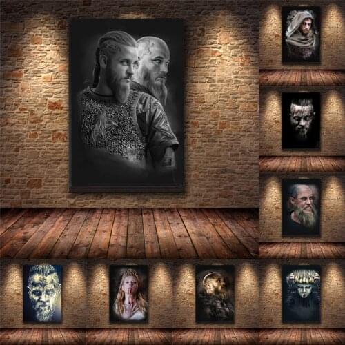 Viking Violence Aesthetics Style Canvas Painting Wall Art Pictures Posters and Prints for Living Room Home Artwork Decoration
