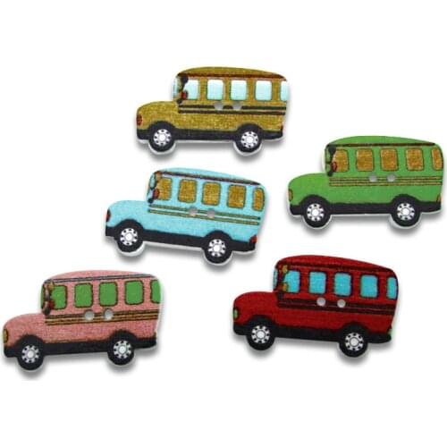 50pcs Mixed Cars Buttons For Clothes Knitting Needles Crafts Sewing Scrapbooking DIY Fabric Needlework Buttons