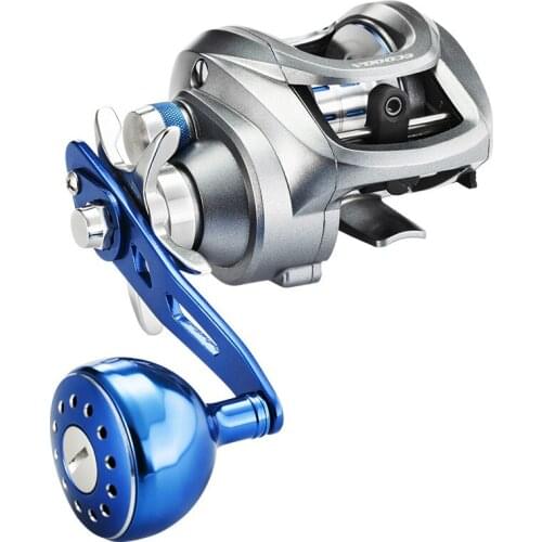 7.0:1 Baitcast Fishing Reel 10+1 Bearing 6kg Drag Power Distant Wheel Raft Reel Jig Wheels Fishing Tackle Carretilha De Pesca