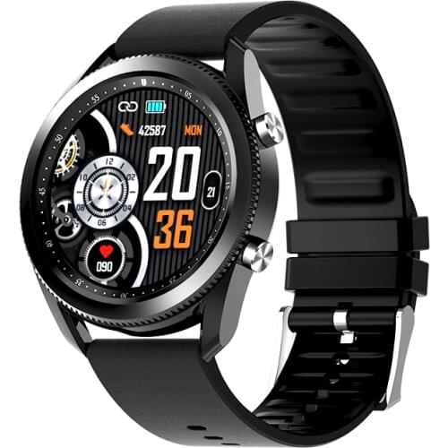 New Mens Smart Watch Rotating Dial Multi-function Sports Waterproof Pedometer Female Heart Rhythm Sleep Monitoring Bracelet S4
