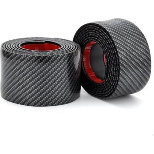 Universal Car Stickers 5D Carbon Fiber Rubber Styling Door Sill Protector Goods For KIA BMW Audi Mazda Ford Hyundai Accessories