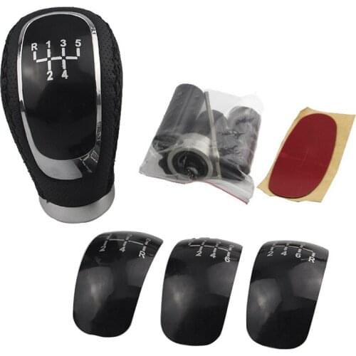 5/ 6 Speed Car Shift Gear Knob PU Leather Boot Gaitor For MAZDA 6 2002 2003 2004 2005 2006 2007 Car Styling Accessories all car