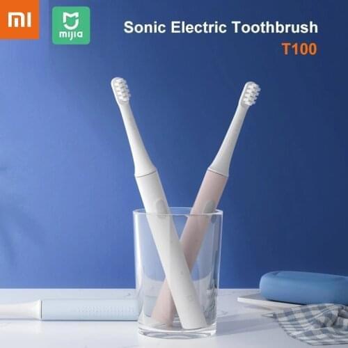 XIAOMI MIJIA T100 Sonic Electric Toothbrush Cordless USB Rechargeable Toothbrush Waterproof Ultrasonic Automatic Tooth Brush