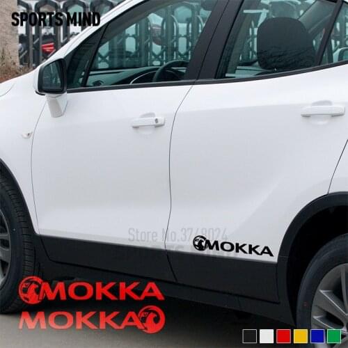 1 Pair SPORTS MIND Car Sticker Decal Automobiles Car Styling Exterior Accessories For Opel Mokka Vauxhall Opc Auto Accessories