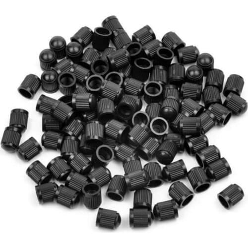 20Pcs/set Black Valve Caps Plastic Wheel Tire Valve Stem Caps Car Wheel Caps On The Nipple for Auto Car Bike Motorcycle Truck